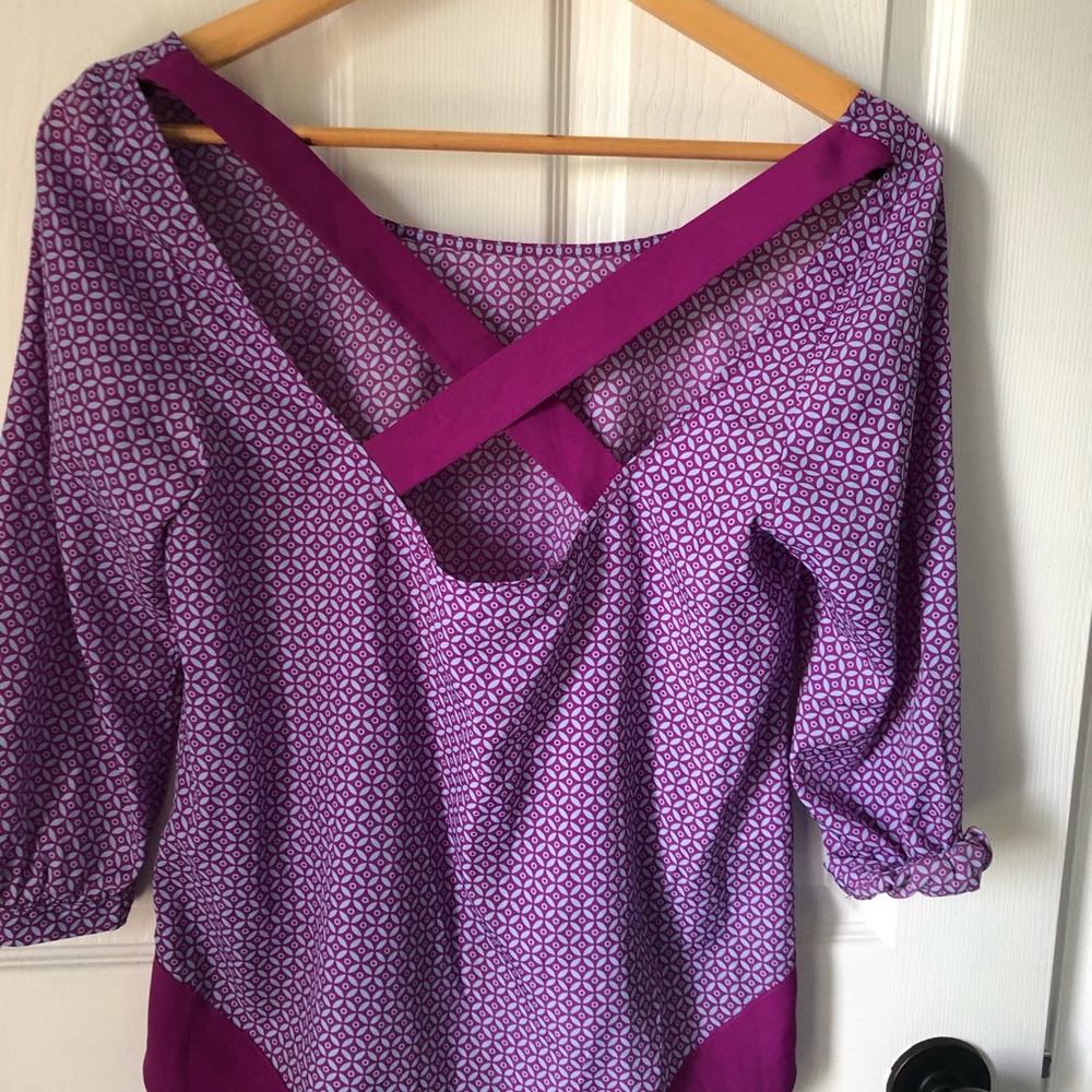 BCBG women’s blouse. 3/4 sleeves
